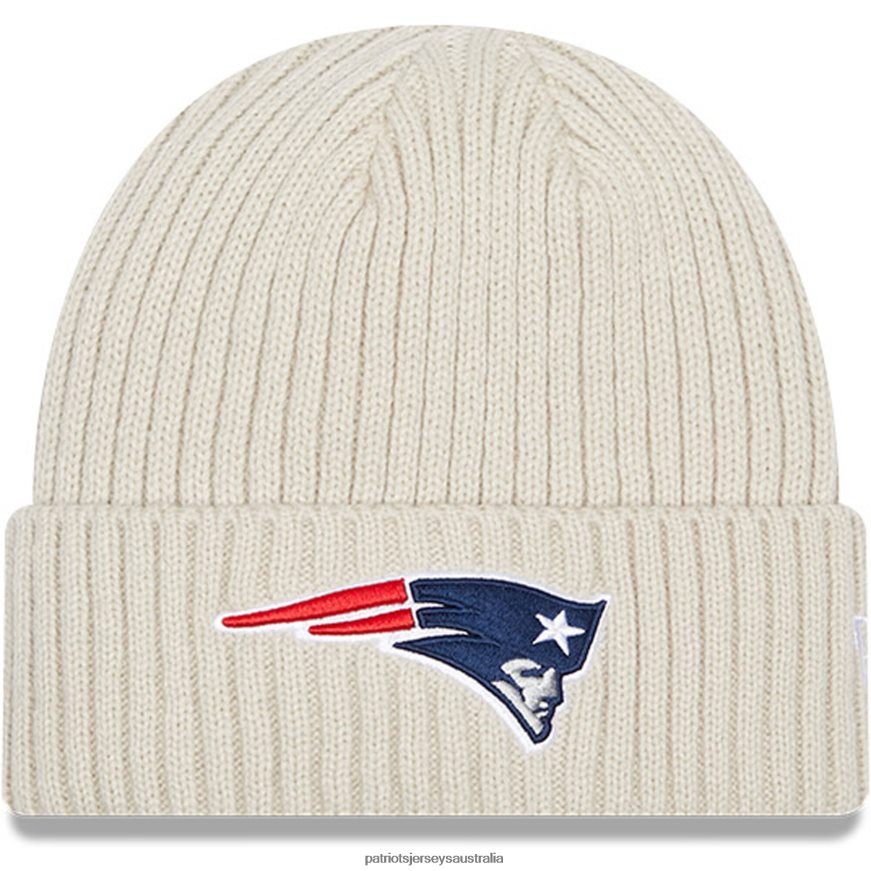 Men New Era Cream Core Classic Stone Cuffed Knit Hat ZZ06V2464 Patriots Jersey Accessories