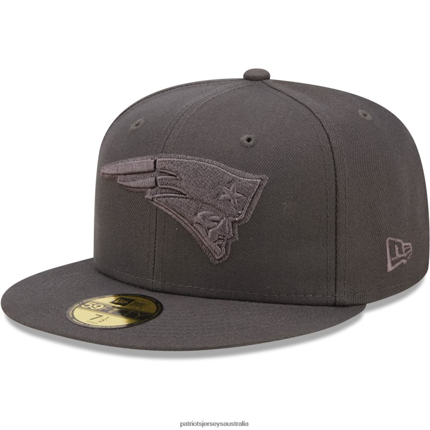 Men New Era Graphite Color Pack 59FIFTY Fitted Hat ZZ06V2264 Patriots Jersey Accessories