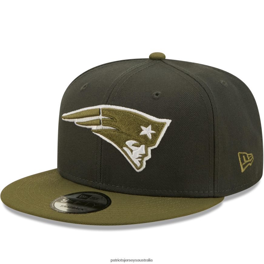 Men New Era Graphite/Olive Two-Tone Color Pack 9FIFTY Snapback Hat ZZ06V2198 Patriots Jersey Accessories