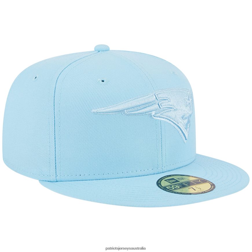 Men New Era Light Blue Color Pack Brights 59FIFTY Fitted Hat ZZ06V2219 Patriots Jersey Accessories