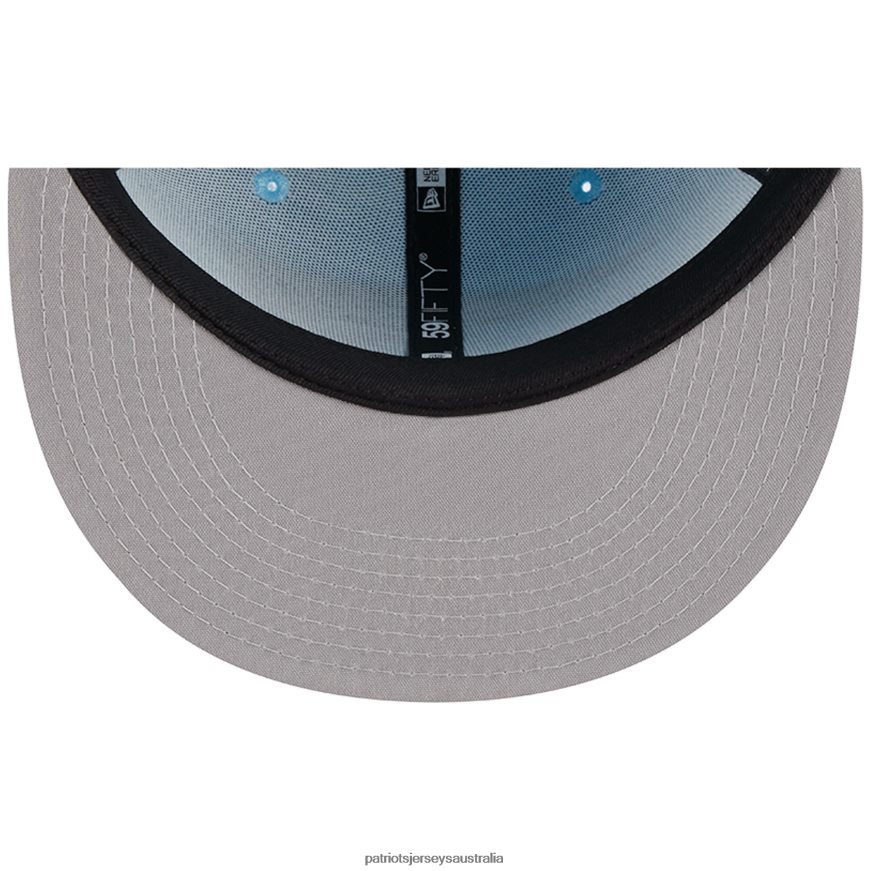 Men New Era Light Blue Color Pack Brights 59FIFTY Fitted Hat ZZ06V2219 Patriots Jersey Accessories