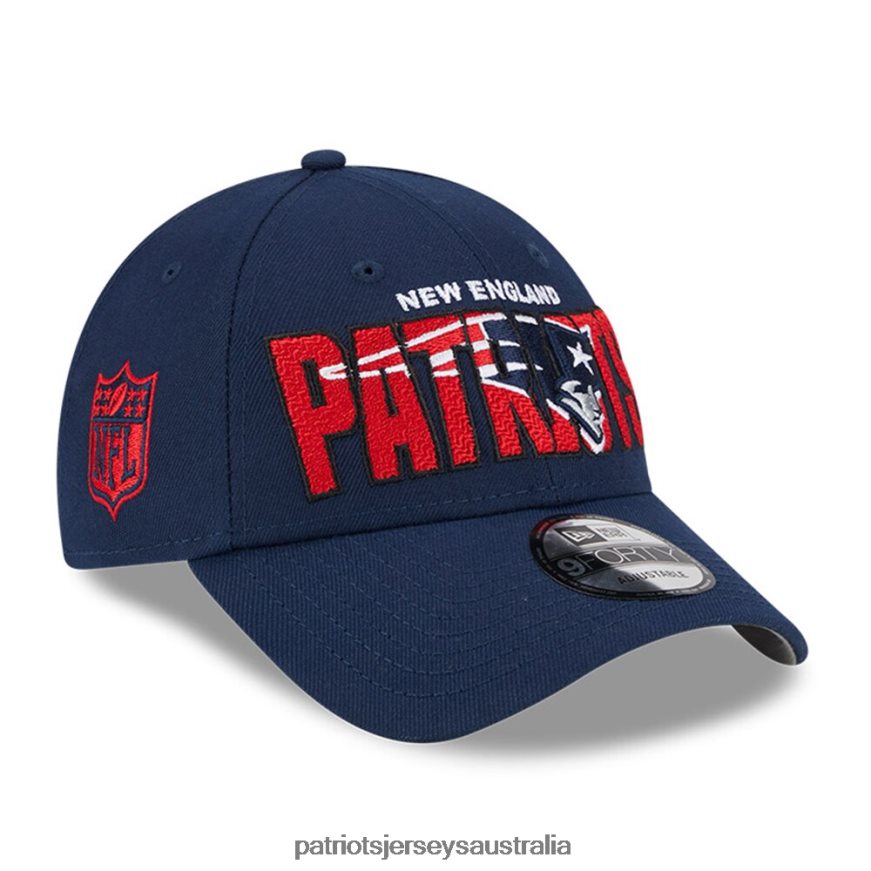 Men New Era Navy 2023 NFL Draft 9FORTY Adjustable Hat ZZ06V2225 Patriots Jersey Accessories