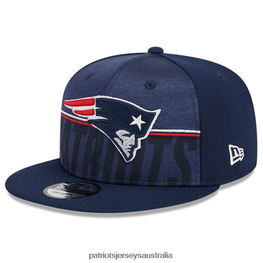 Men New Era Navy 2023 NFL Training Camp 9FIFTY Snapback Hat ZZ06V2220 Patriots Jersey Accessories