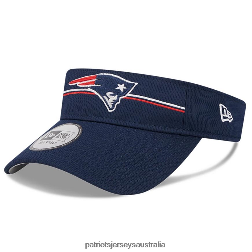 Men New Era Navy 2023 NFL Training Camp Adjustable Visor ZZ06V2161 Patriots Jersey Accessories