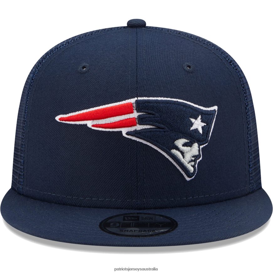 Men New Era Navy Classic Trucker 9FIFTY Snapback Hat ZZ06V2147 Patriots Jersey Accessories