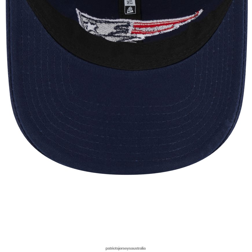 Men New Era Navy/Natural Loyal 9TWENTY Trucker Snapback Hat ZZ06V2369 Patriots Jersey Accessories