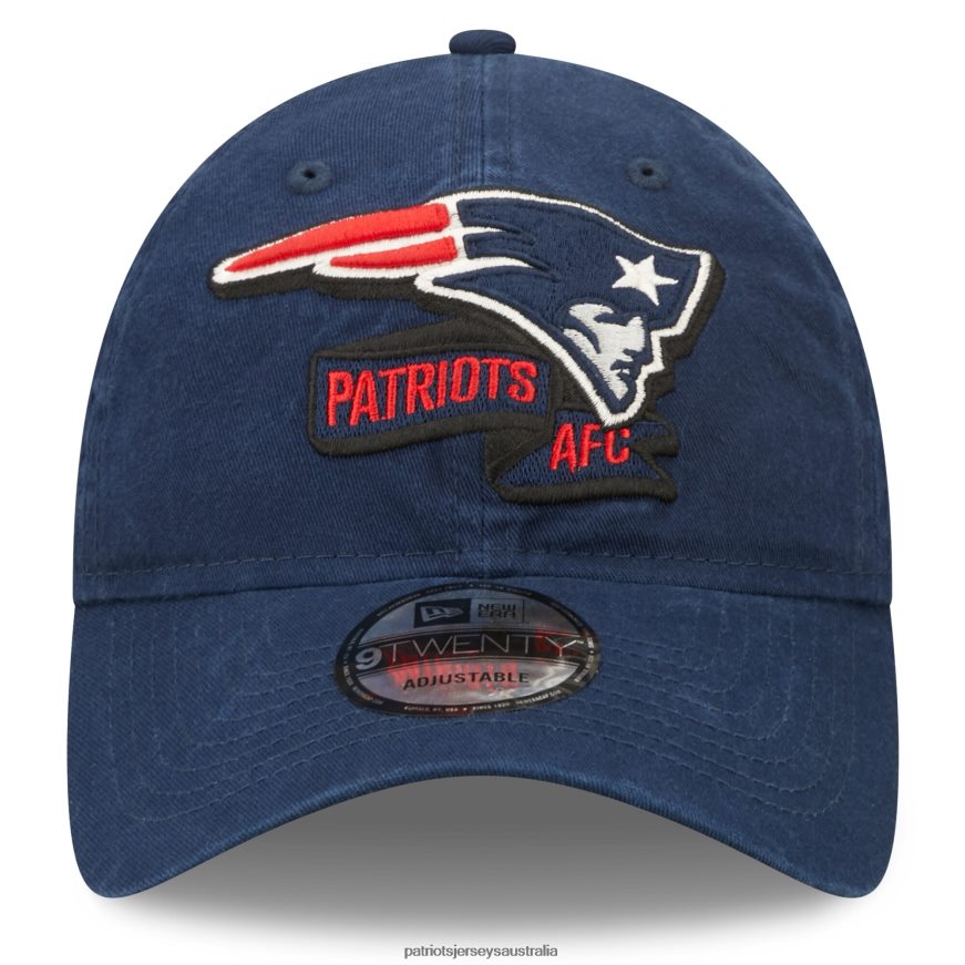 Men New Era Navy OTC 2022 Sideline 9TWENTY Adjustable Hat ZZ06V2388 Patriots Jersey Accessories