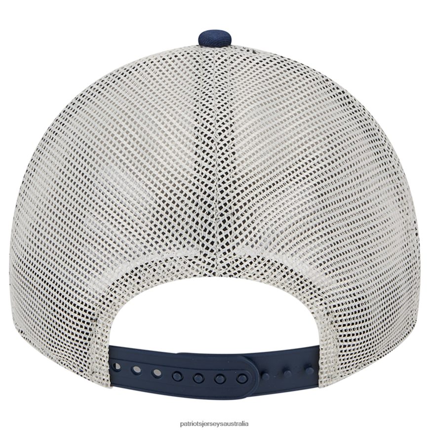 Men New Era Navy Property Trucker 9TWENTY Snapback Hat ZZ06V2319 Patriots Jersey Accessories