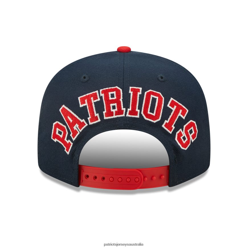 Men New Era Navy/Red Flawless 9FIFTY Snapback Hat ZZ06V2396 Patriots Jersey Accessories