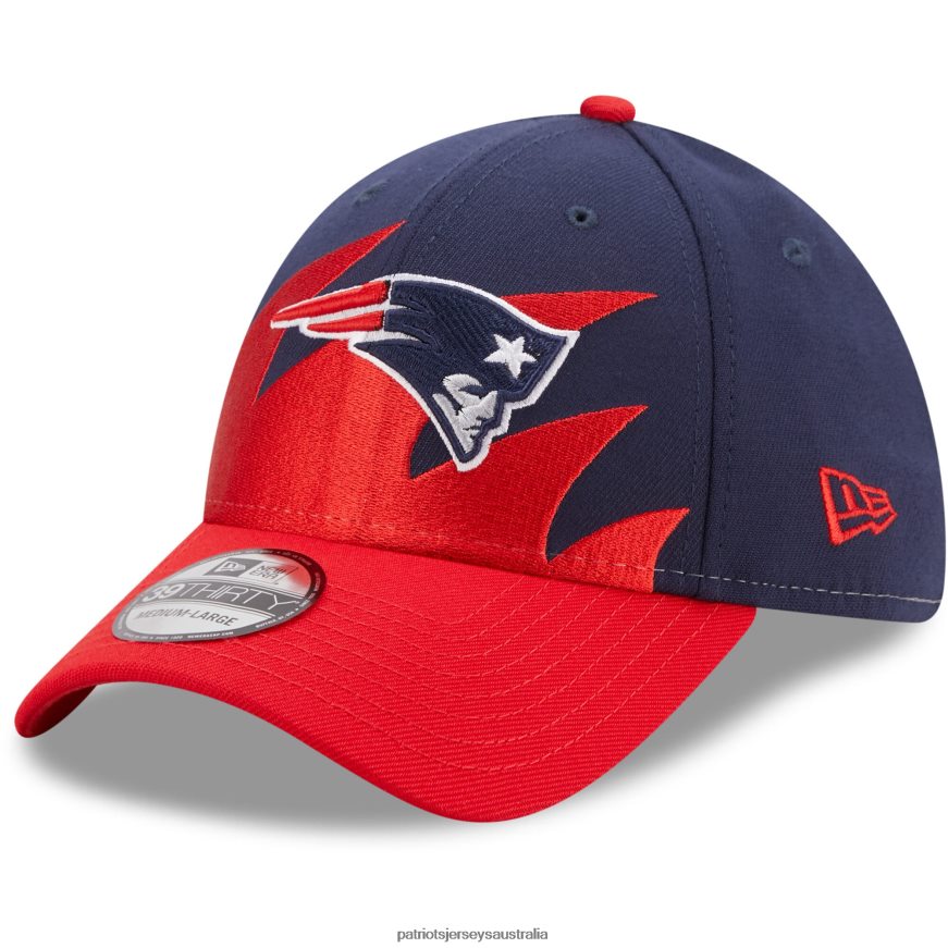 Men New Era Navy/Red Surge 39THIRTY Flex Hat ZZ06V2241 Patriots Jersey Accessories