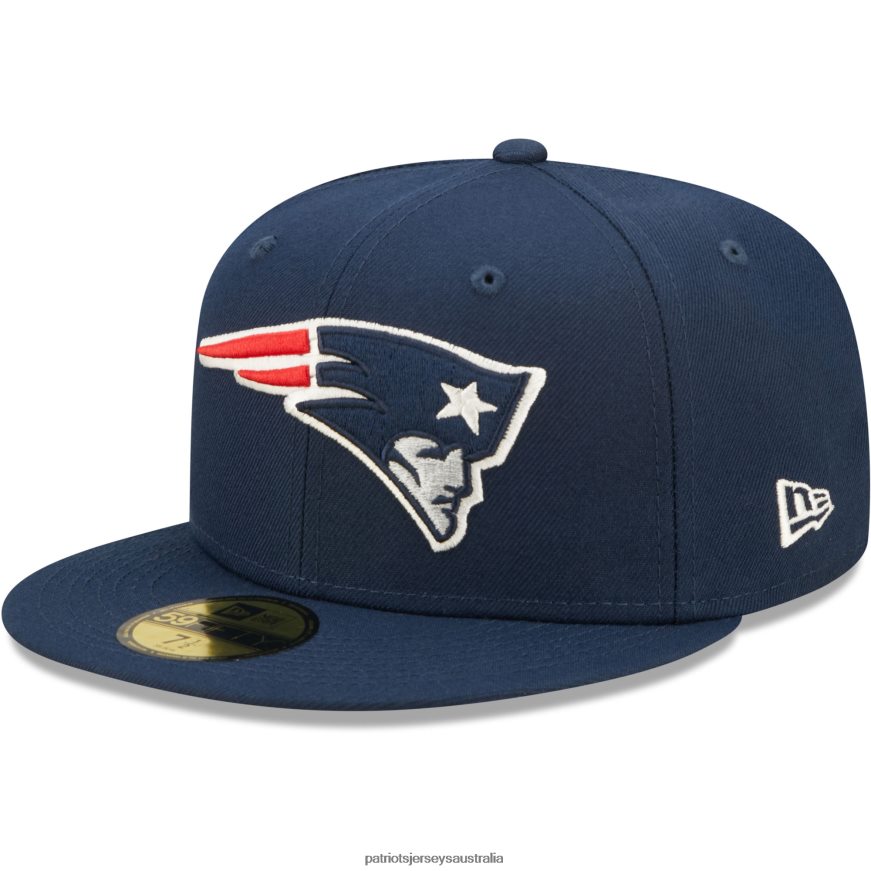 Men New Era Navy Super Bowl XXXVI Purple Pop Sweat 59FIFTY Fitted Hat ZZ06V2378 Patriots Jersey Accessories