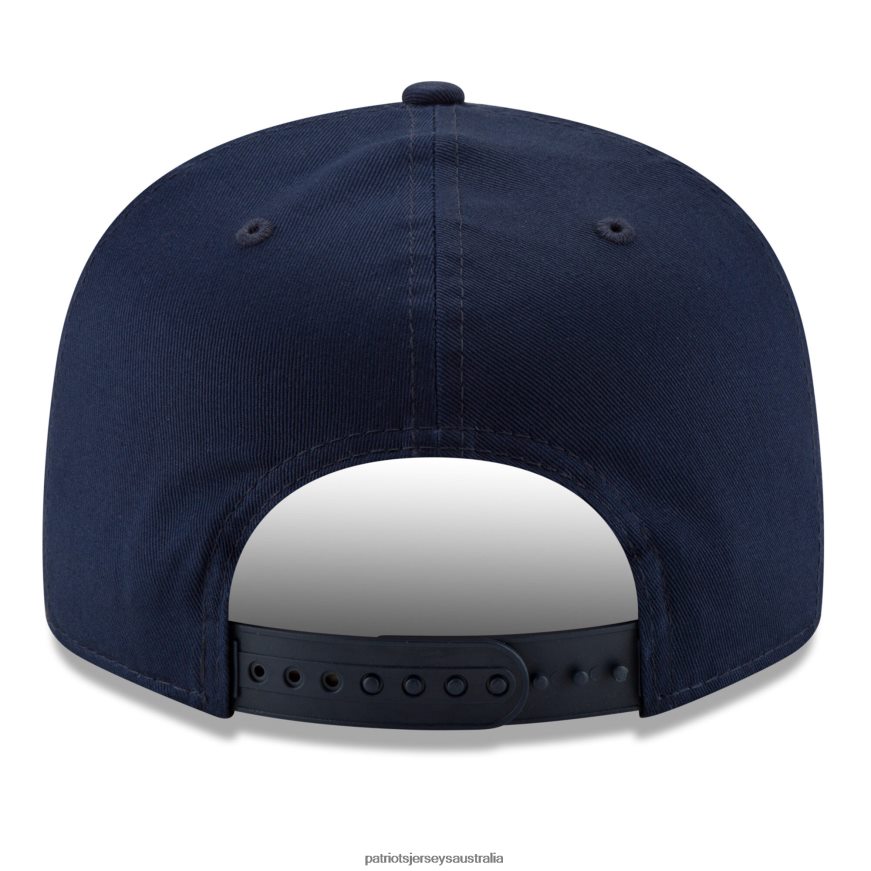 Men New Era Navy Throwback 9FIFTY Adjustable Snapback Hat ZZ06V2245 Patriots Jersey Accessories