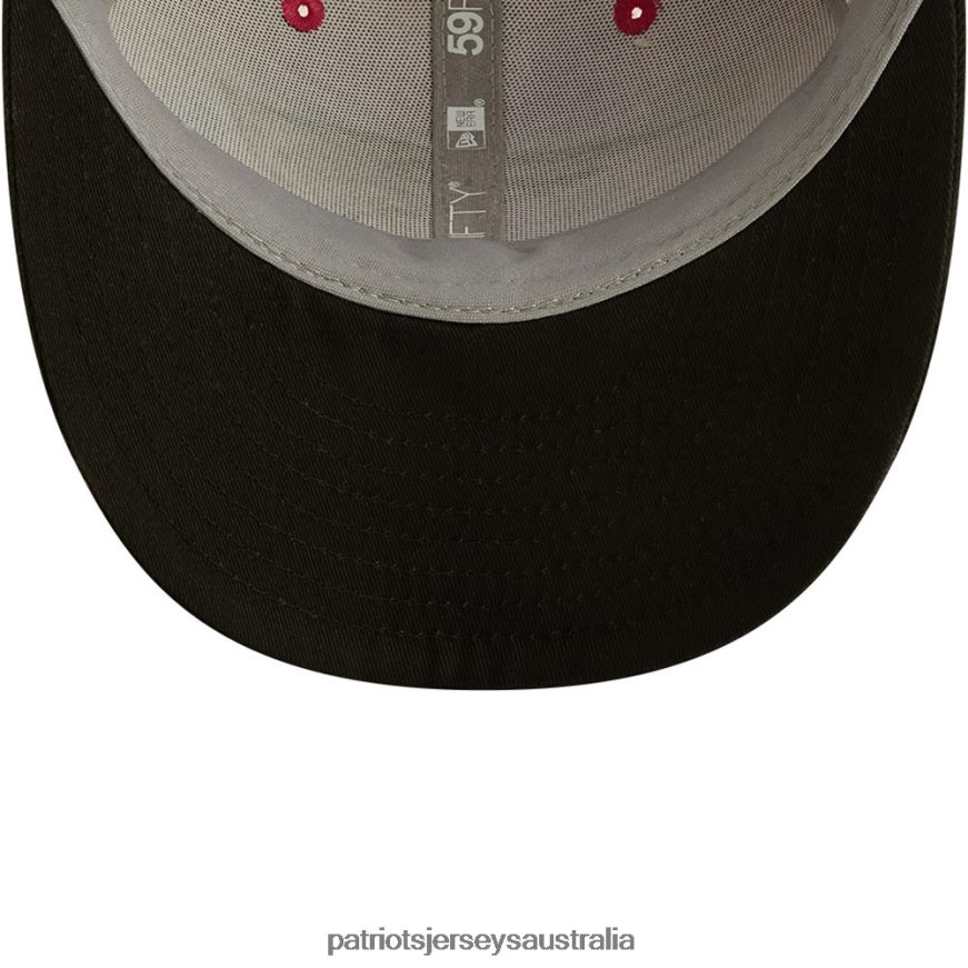 Men New Era Pink/Black 2022 NFL Crucial Catch Low Profile 59FIFTY Fitted Hat ZZ06V2383 Patriots Jersey Accessories