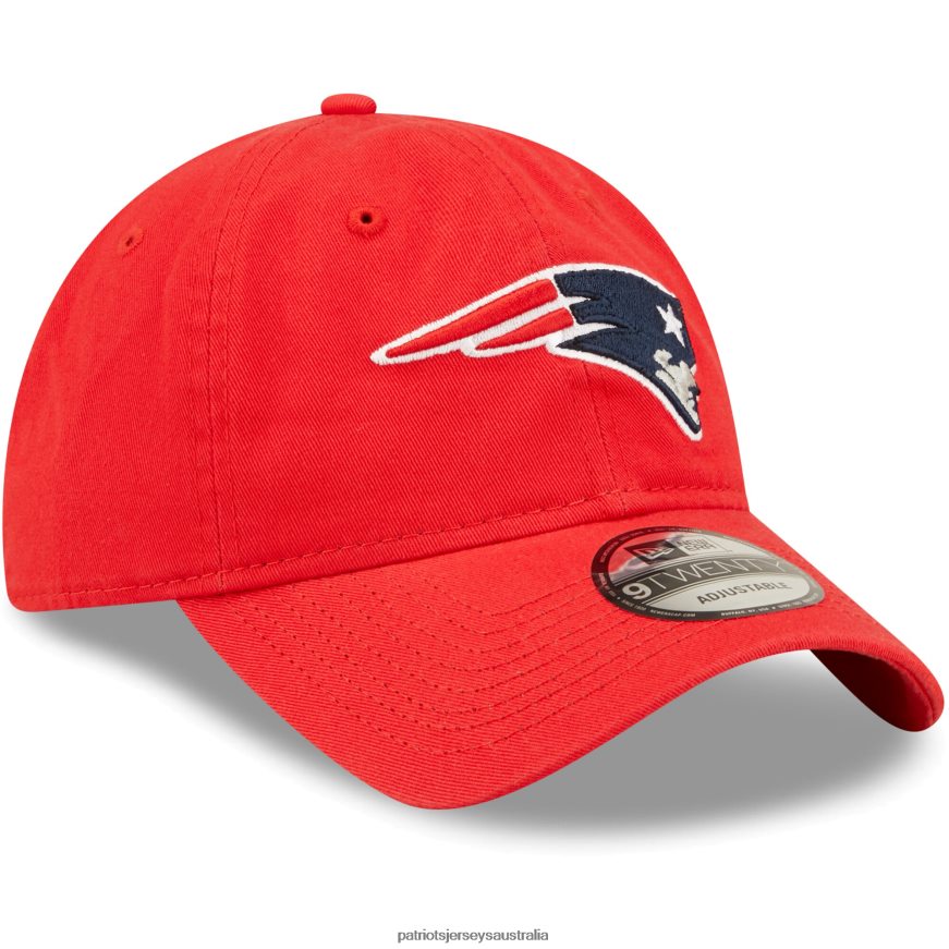 Men New Era Red Icon Logo Core Classic 2.0 9TWENTY Adjustable Hat ZZ06V2348 Patriots Jersey Accessories