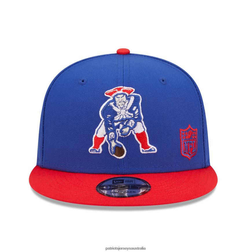 Men New Era Royal/Red Flawless 9FIFTY Snapback Hat ZZ06V2205 Patriots Jersey Accessories