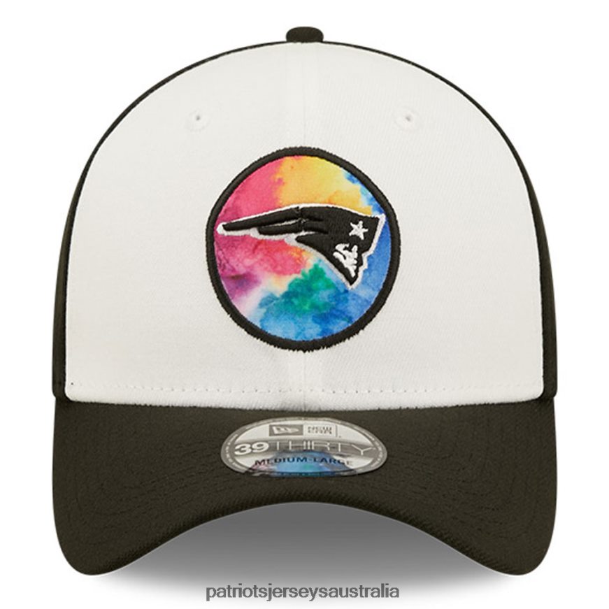 Men New Era White/Black 2022 NFL Crucial Catch 39THIRTY Coaches Flex Hat ZZ06V2345 Patriots Jersey Accessories