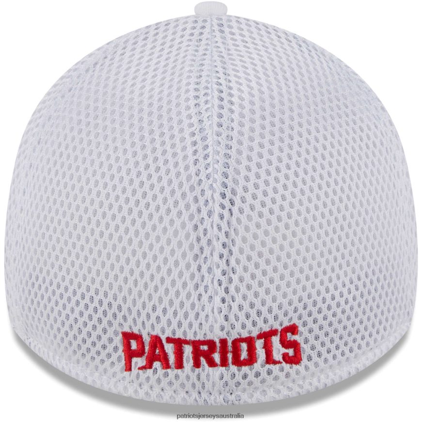 Men New Era White Neo 39THIRTY Flex Hat ZZ06V2124 Patriots Jersey Accessories