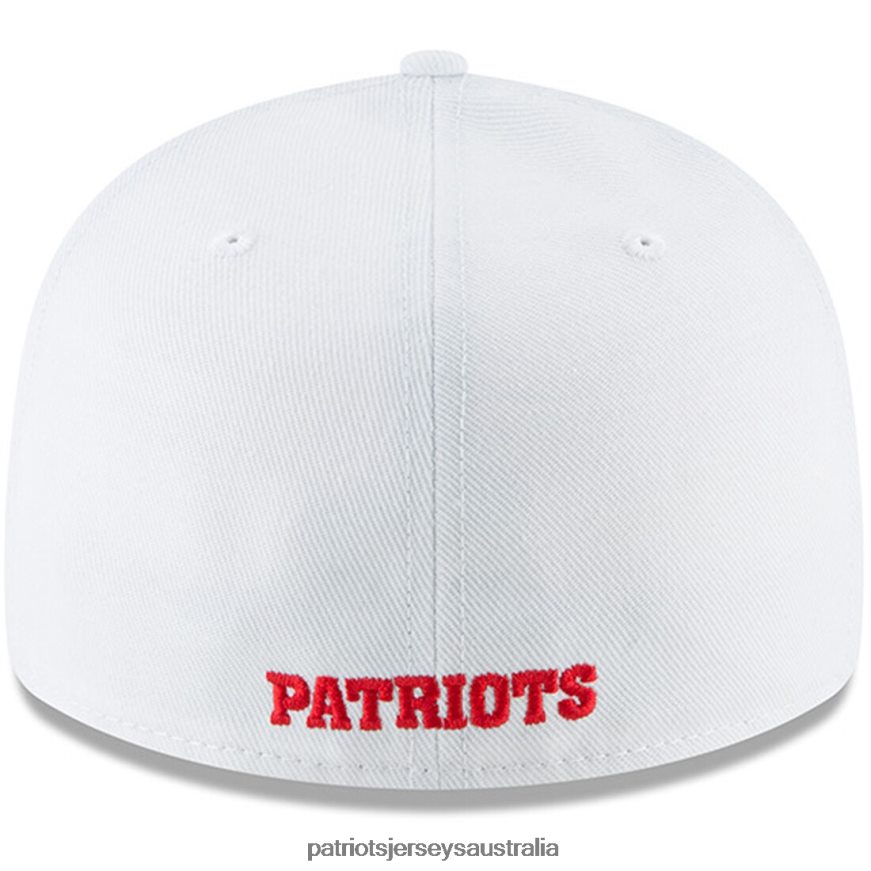 Men New Era White Omaha Low Profile 59FIFTY Fitted Hat ZZ06V2250 Patriots Jersey Accessories