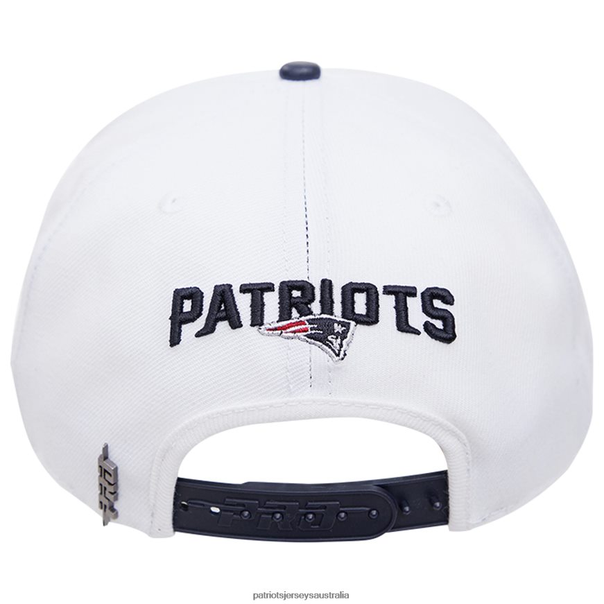 Men Pro Standard White/Navy 2Tone Snapback Hat ZZ06V2355 Patriots Jersey Accessories