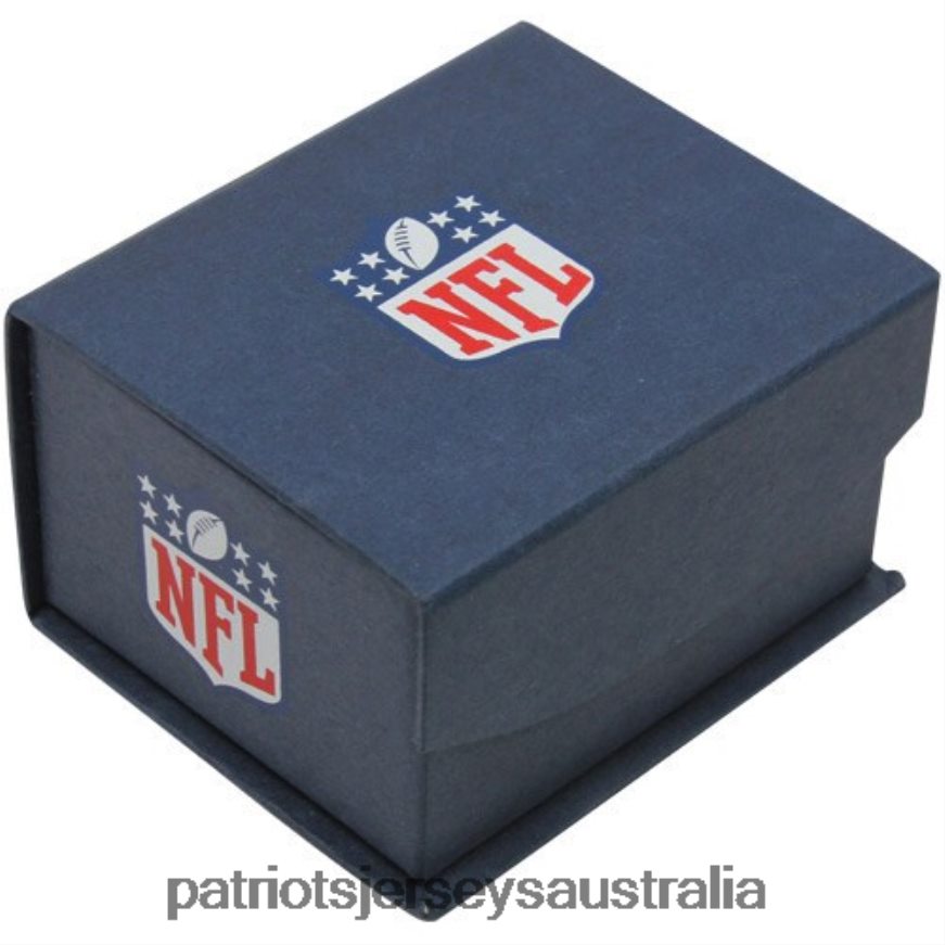 Men Silver-Plated Team Logo Cufflinks ZZ06V249 Patriots Jersey Accessories