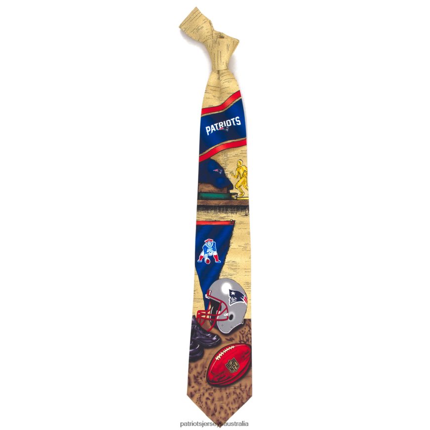 Men Nostalgia Tie ZZ06V229 Patriots Jersey Accessories