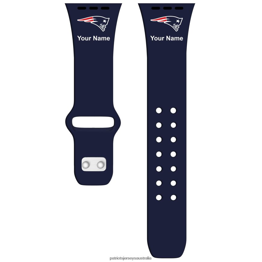 Men 42/44/45mm Personalized Silicone Apple Watch Band ZZ06V280 Patriots Jersey Accessories