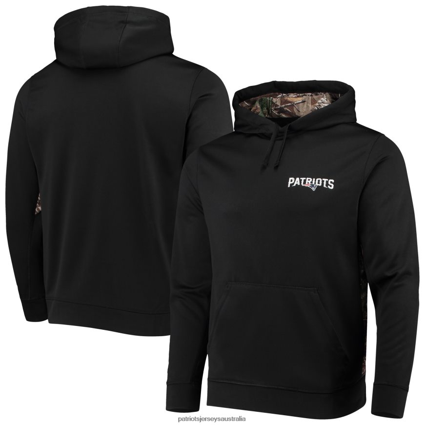 Men Dunbrooke Black/Realtree Camo Logo Ranger Pullover Hoodie ZZ06V2571 Patriots Jersey Clothing