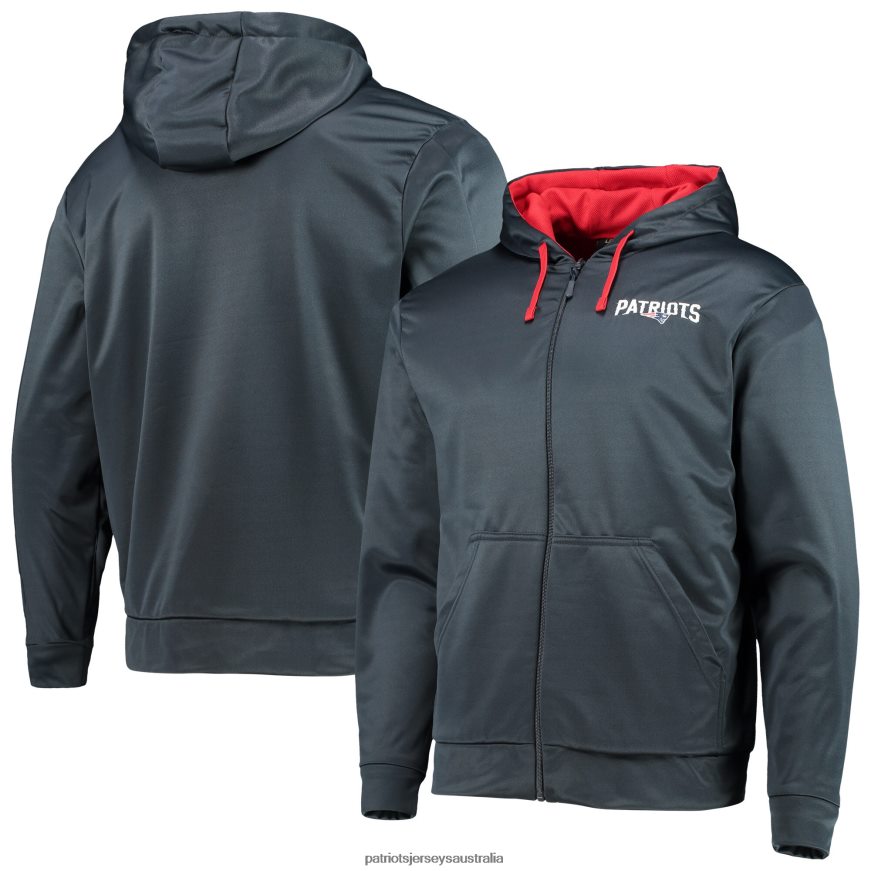 Men Dunbrooke Navy/Red Apprentice Full-Zip Hoodie ZZ06V2662 Patriots Jersey Clothing