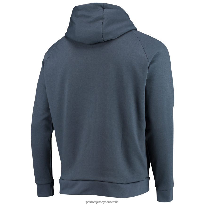Men Dunbrooke Navy Shag Tri-Blend Full-Zip Raglan Hoodie ZZ06V2569 Patriots Jersey Clothing
