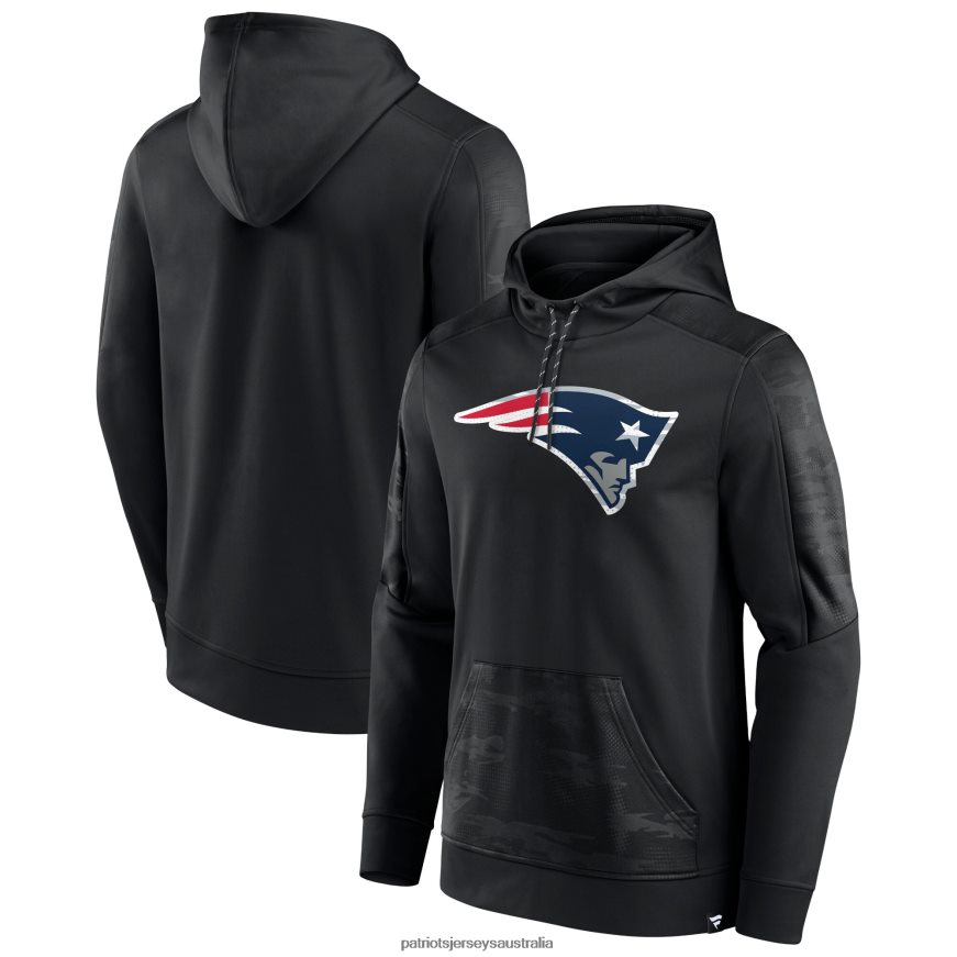 Men Fanatics Branded Black On The Ball Pullover Hoodie ZZ06V2493 Patriots Jersey Clothing