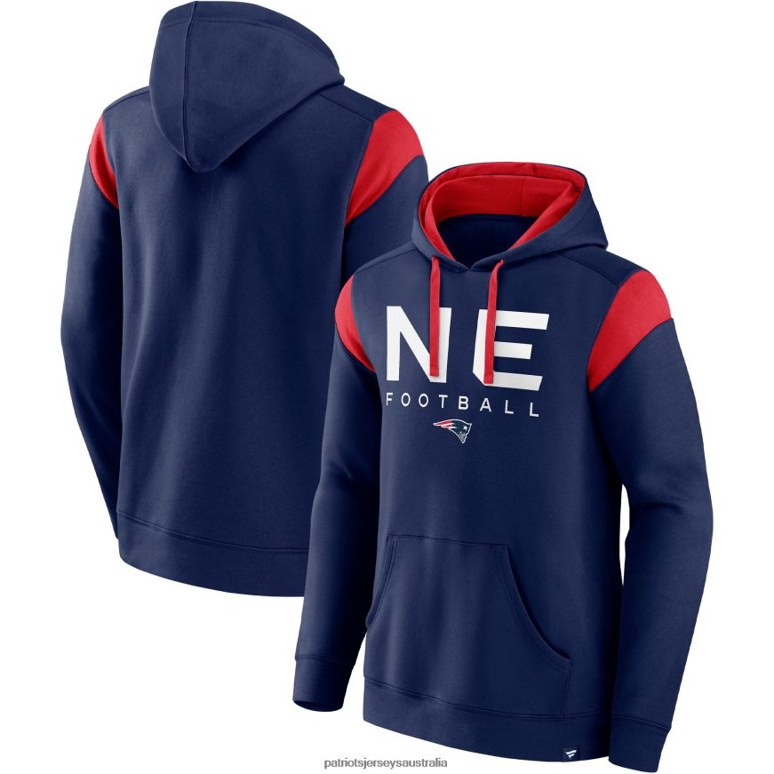 Men Fanatics Branded Navy Call The Shot Pullover Hoodie ZZ06V2574 Patriots Jersey Clothing
