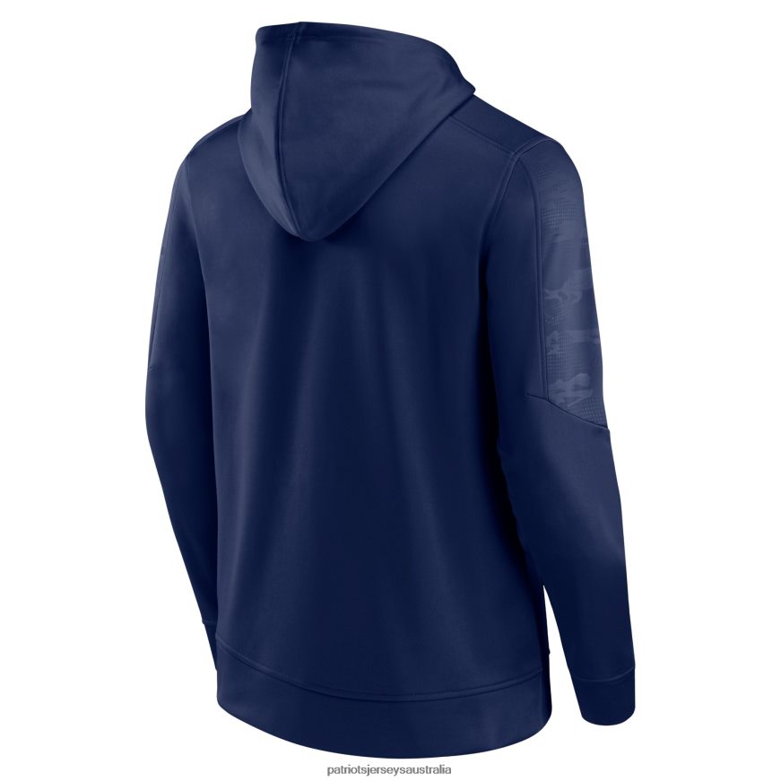 Men Fanatics Branded Navy On The Ball Pullover Hoodie ZZ06V2593 Patriots Jersey Clothing