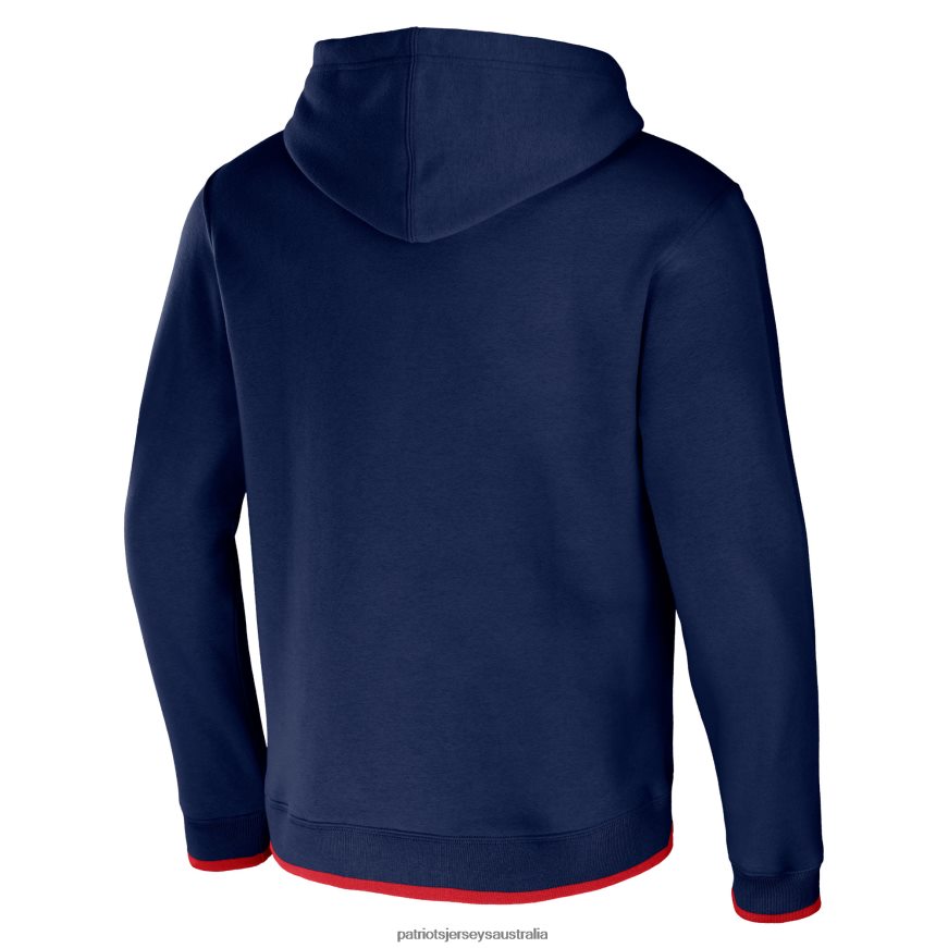 Men NFL x Darius Rucker Collection by Fanatics Navy Pullover Hoodie ZZ06V2599 Patriots Jersey Clothing
