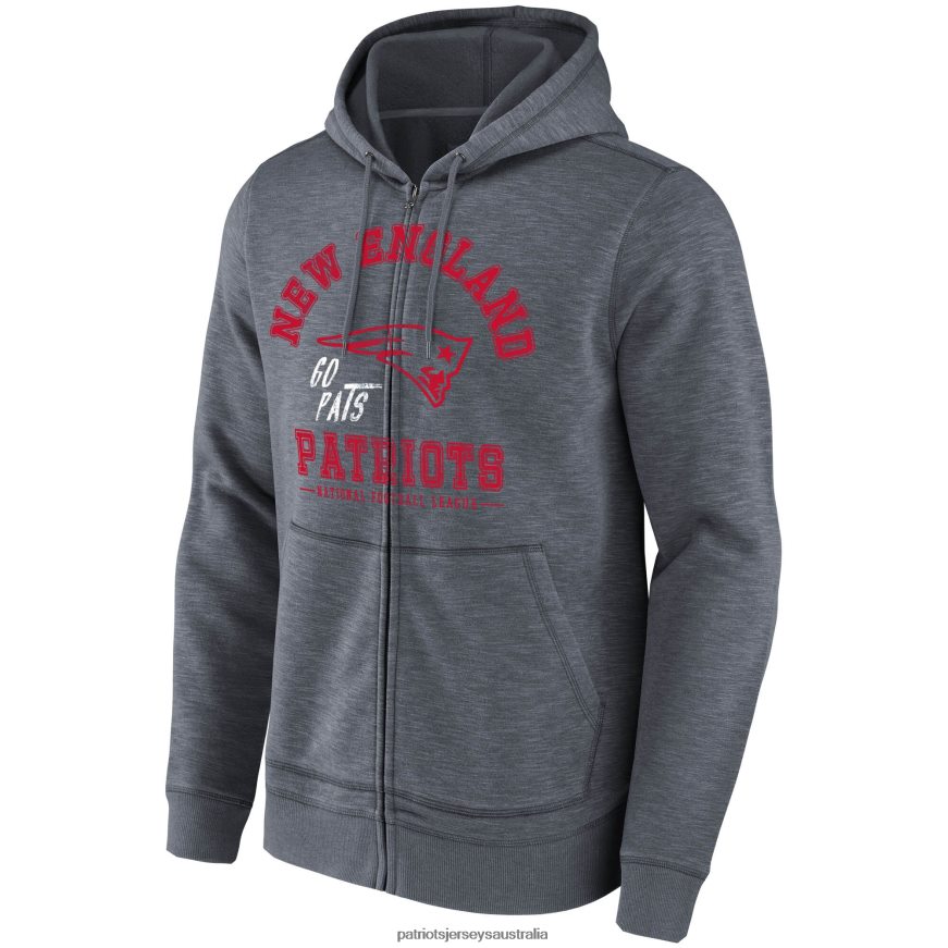 Men NFL x Darius Rucker Collection by Fanatics Navy Slub Full-Zip Hoodie ZZ06V2602 Patriots Jersey Clothing