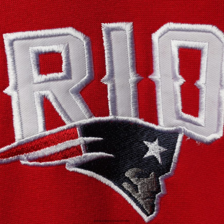 Men Navy/Red Big & Tall Pullover Hoodie ZZ06V2647 Patriots Jersey Clothing