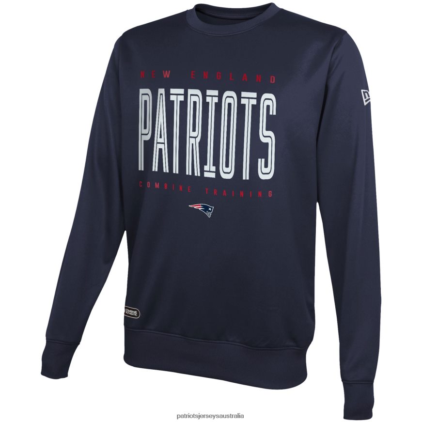 Men New Era Navy Combine Authentic Top Pick Pullover Sweatshirt ZZ06V2616 Patriots Jersey Clothing