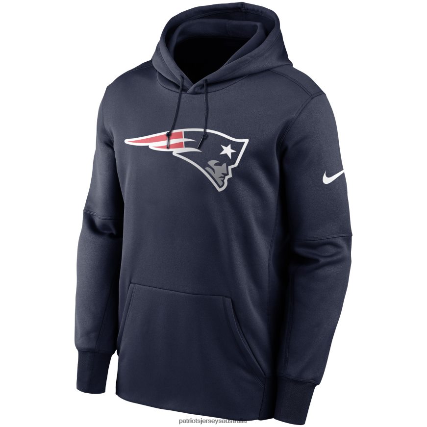 Men Nike Navy Fan Gear Primary Logo Performance Pullover Hoodie ZZ06V2469 Patriots Jersey Clothing