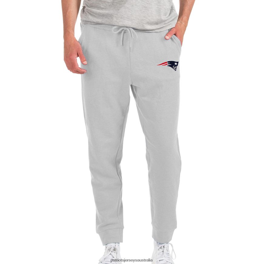 Men Antigua Heathered Gray Action Jogger Pants ZZ06V21265 Patriots Jersey Clothing