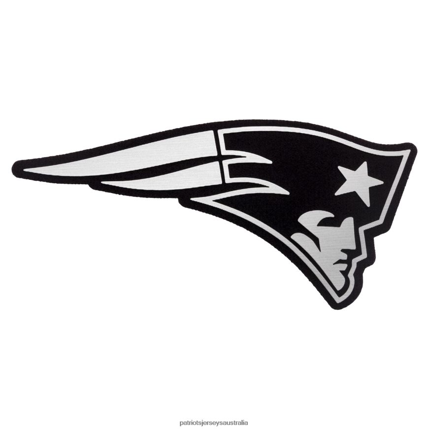 Men Antigua Black Metallic Logo Compass Polo ZZ06V21391 Patriots Jersey Clothing