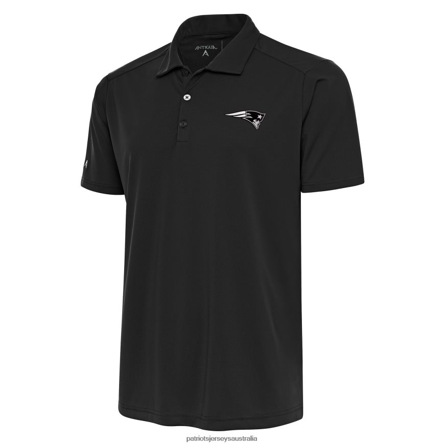 Men Antigua Charcoal Metallic Logo Tribute Polo ZZ06V21513 Patriots Jersey Clothing