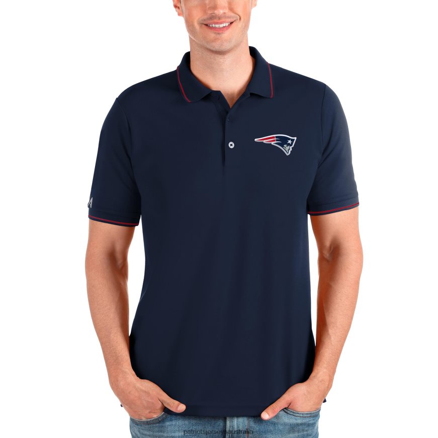 Men Antigua Navy Affluent Polo ZZ06V21336 Patriots Jersey Clothing