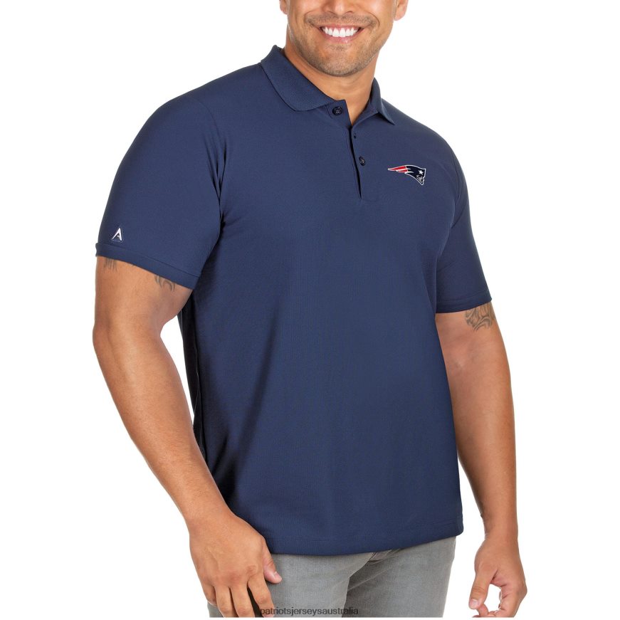 Men Antigua Navy Big & Tall Legacy Pique Polo ZZ06V21611 Patriots Jersey Clothing