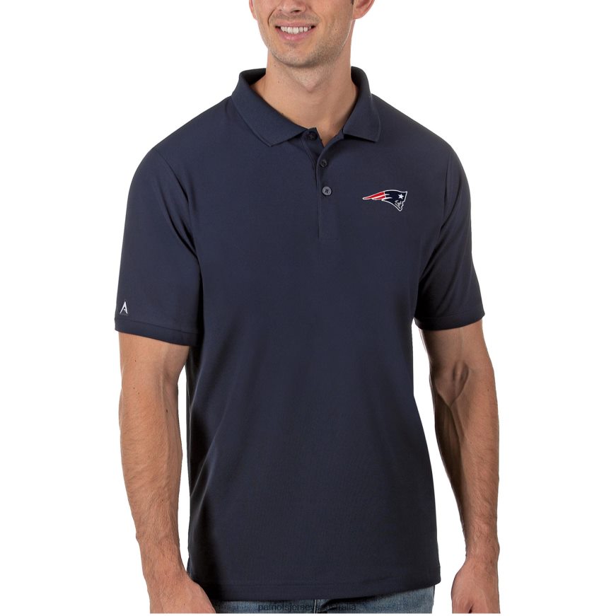 Men Antigua Navy Legacy Pique Polo ZZ06V21374 Patriots Jersey Clothing
