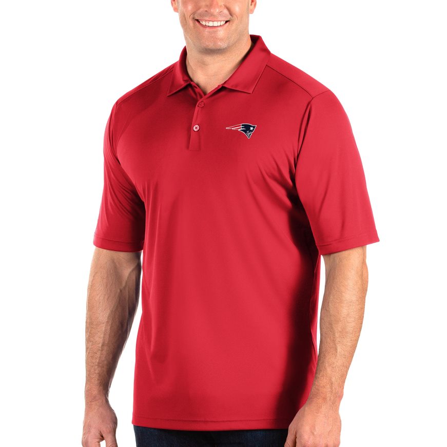 Men Antigua Red Tribute Big & Tall Polo ZZ06V21549 Patriots Jersey Clothing