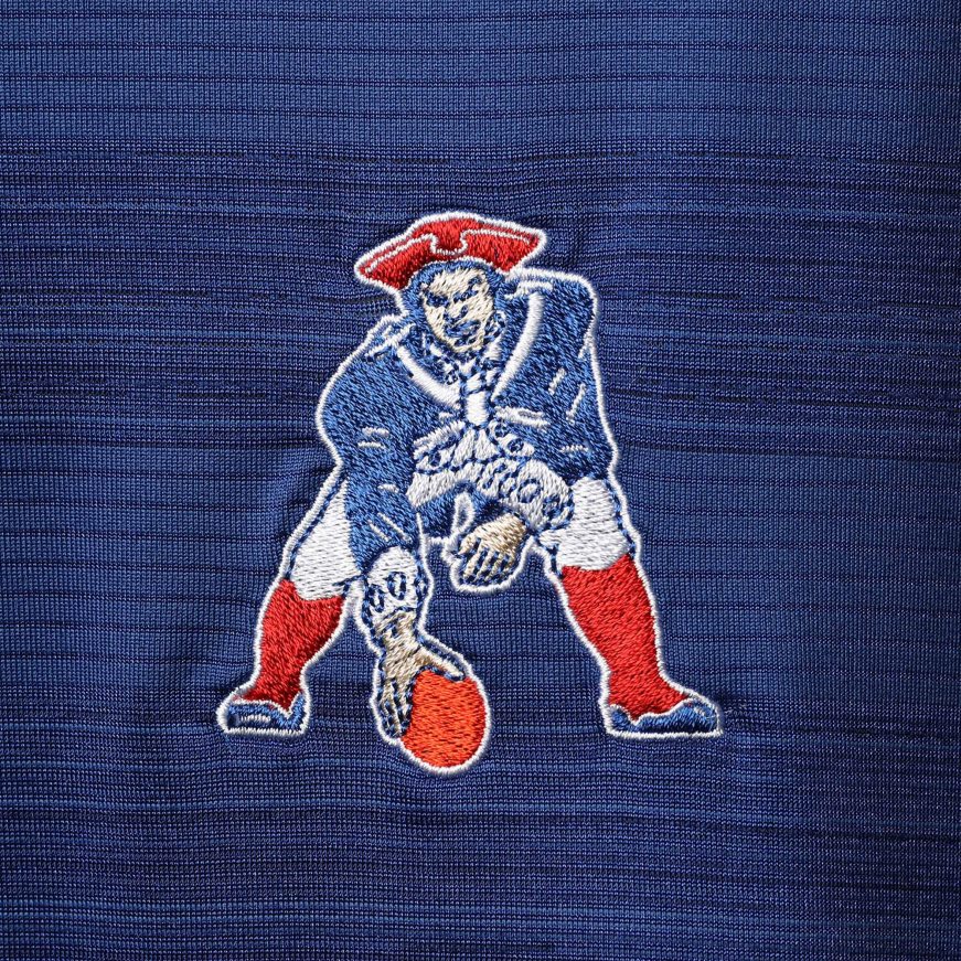 Men Antigua Royal Throwback Compass Polo ZZ06V21463 Patriots Jersey Clothing