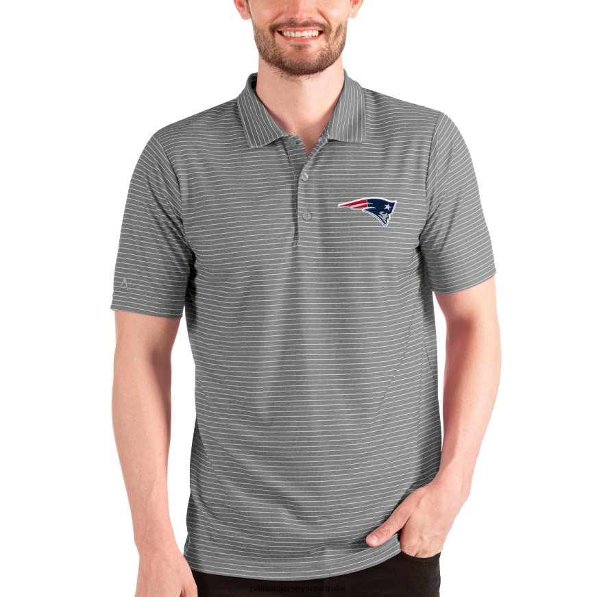 Men Antigua Steel Esteem Polo ZZ06V21484 Patriots Jersey Clothing