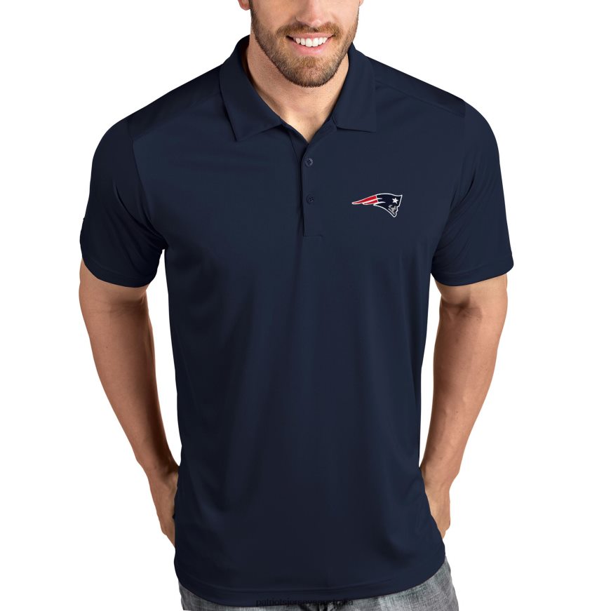 Men Antigua Tribute Polo - Navy ZZ06V21332 Patriots Jersey Clothing