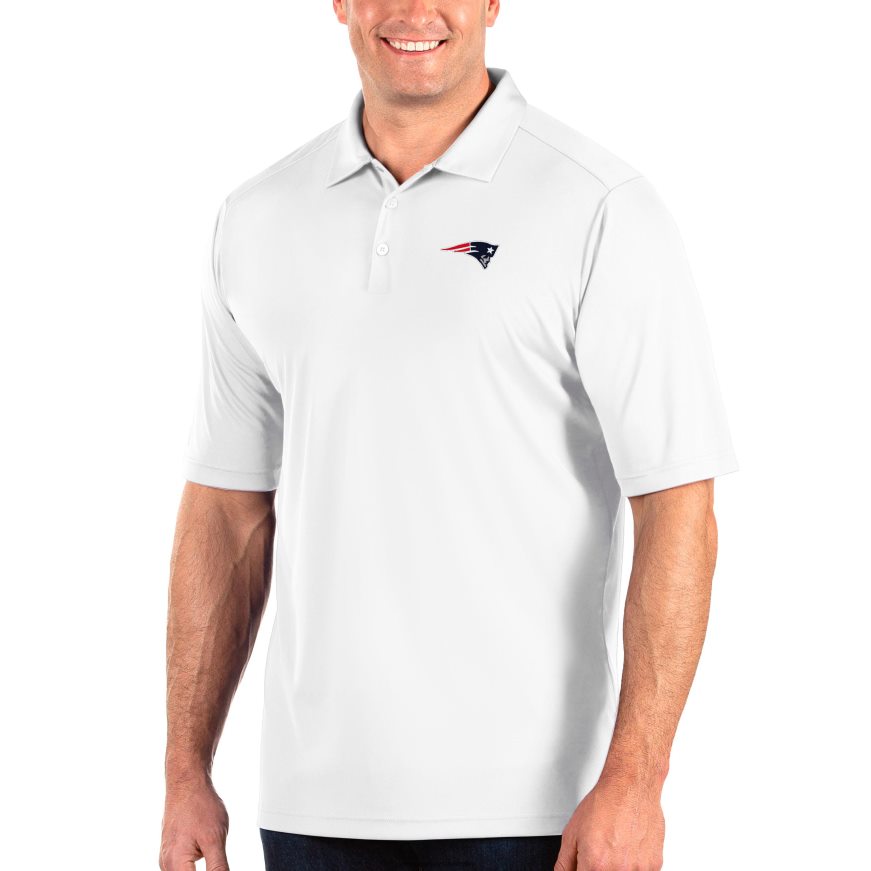 Men Antigua White Tribute Big & Tall Polo ZZ06V21465 Patriots Jersey Clothing