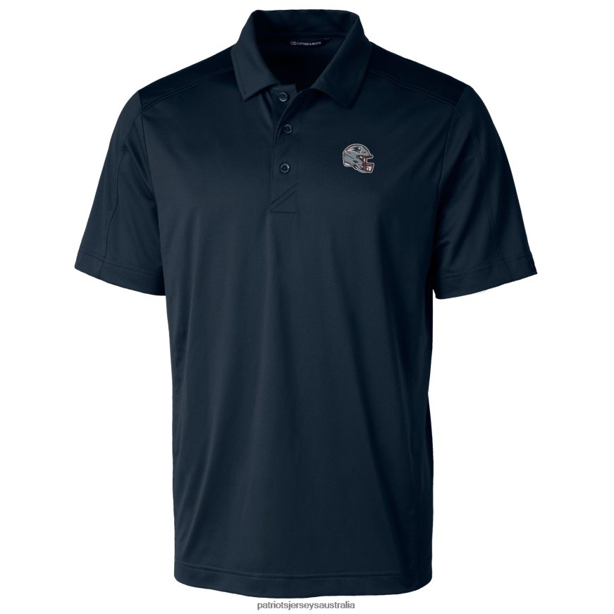 Men Cutter & Buck Navy Helmet Prospect Textured Stretch Polo ZZ06V21346 Patriots Jersey Clothing