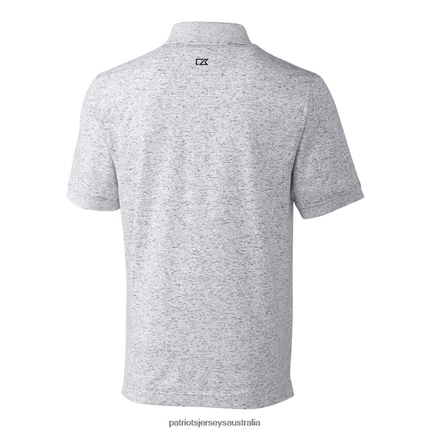 Men Cutter & Buck Steel Advantage Tri-Blend Space Dye Throwback Polo ZZ06V21528 Patriots Jersey Clothing